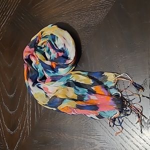 Beautiful Brush stroke Multi Color Scarf